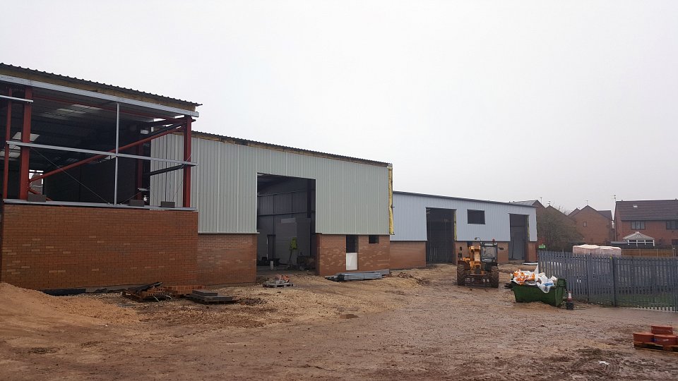 Site Progress Photographs: 11 No Industrial Units in Edlington, Doncaster