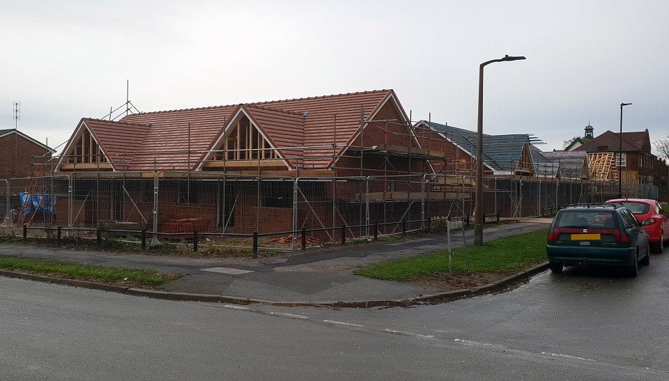 Site Progress Photographs 2 Housing Association Schemes in Doncaster